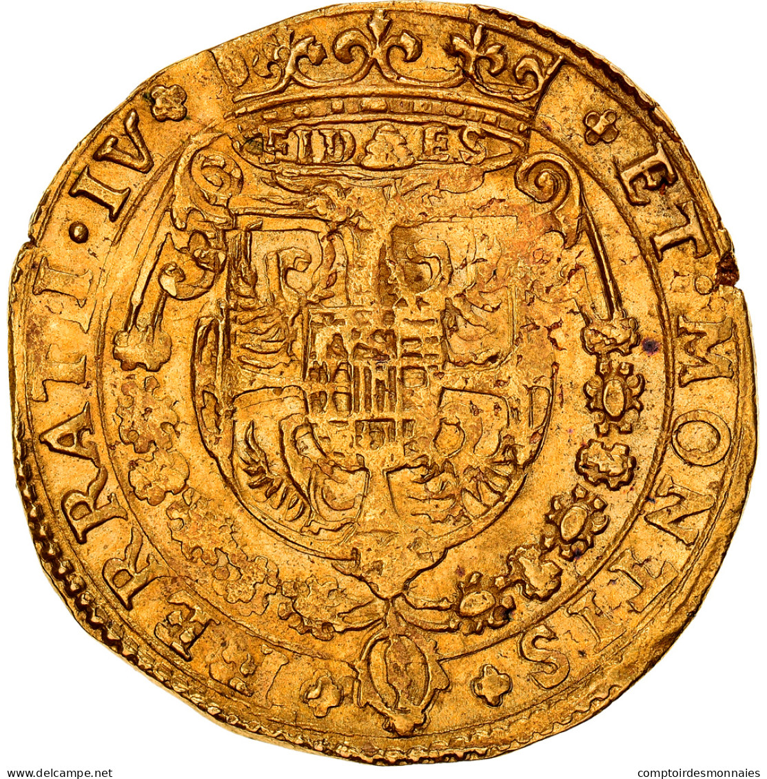 Duché De Mantoue, Vincenzo II, 2 Doppie, 1627, Mantoue, Or, TTB+, KM:100 - Mantua