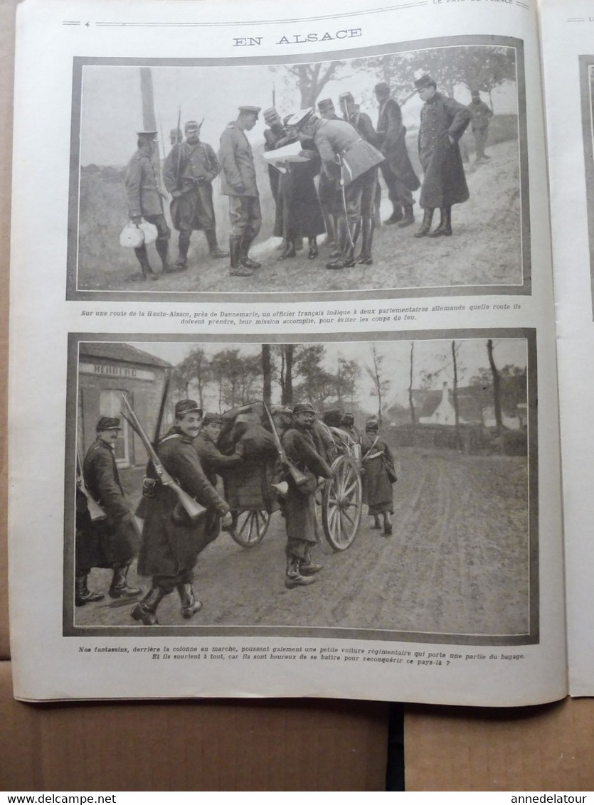 1914 LPDF: Soldats-cyclistes belges à Furnes, Marie de Nassau, Aviation, Nos africains, Nogeon, Cuvergnon, Termonde ,etc