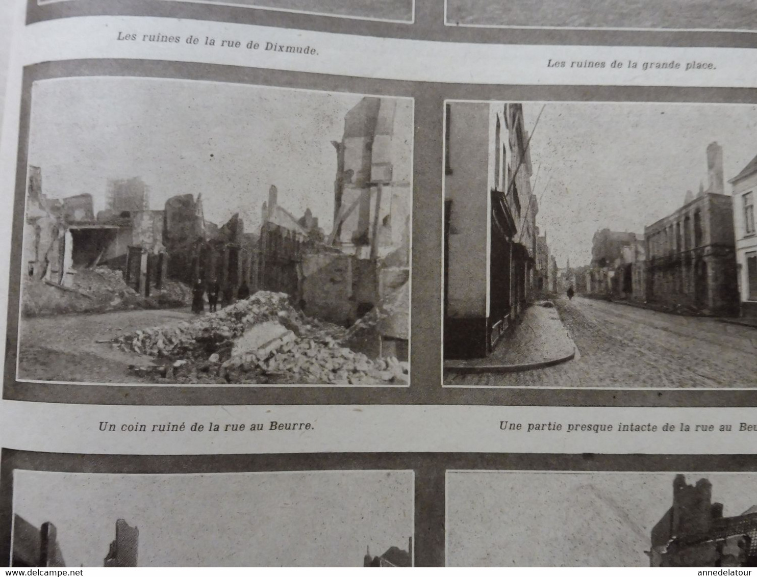 1914 LPDF:Kronprinz; Maroc,Belgique, La-Ferté-sous-J, Trilport, Blankenberghe, Ramscapelle,Pervyse;Tranchées belges, Etc