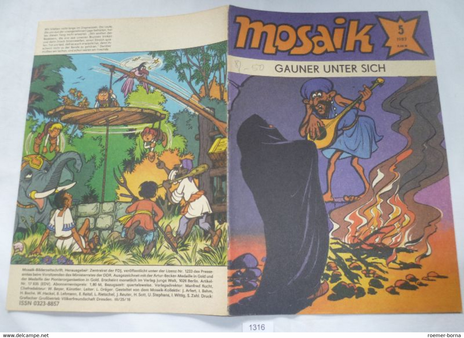 Mosaik Abrafaxe Nummer 5 Von 1987 - Abrafaxe