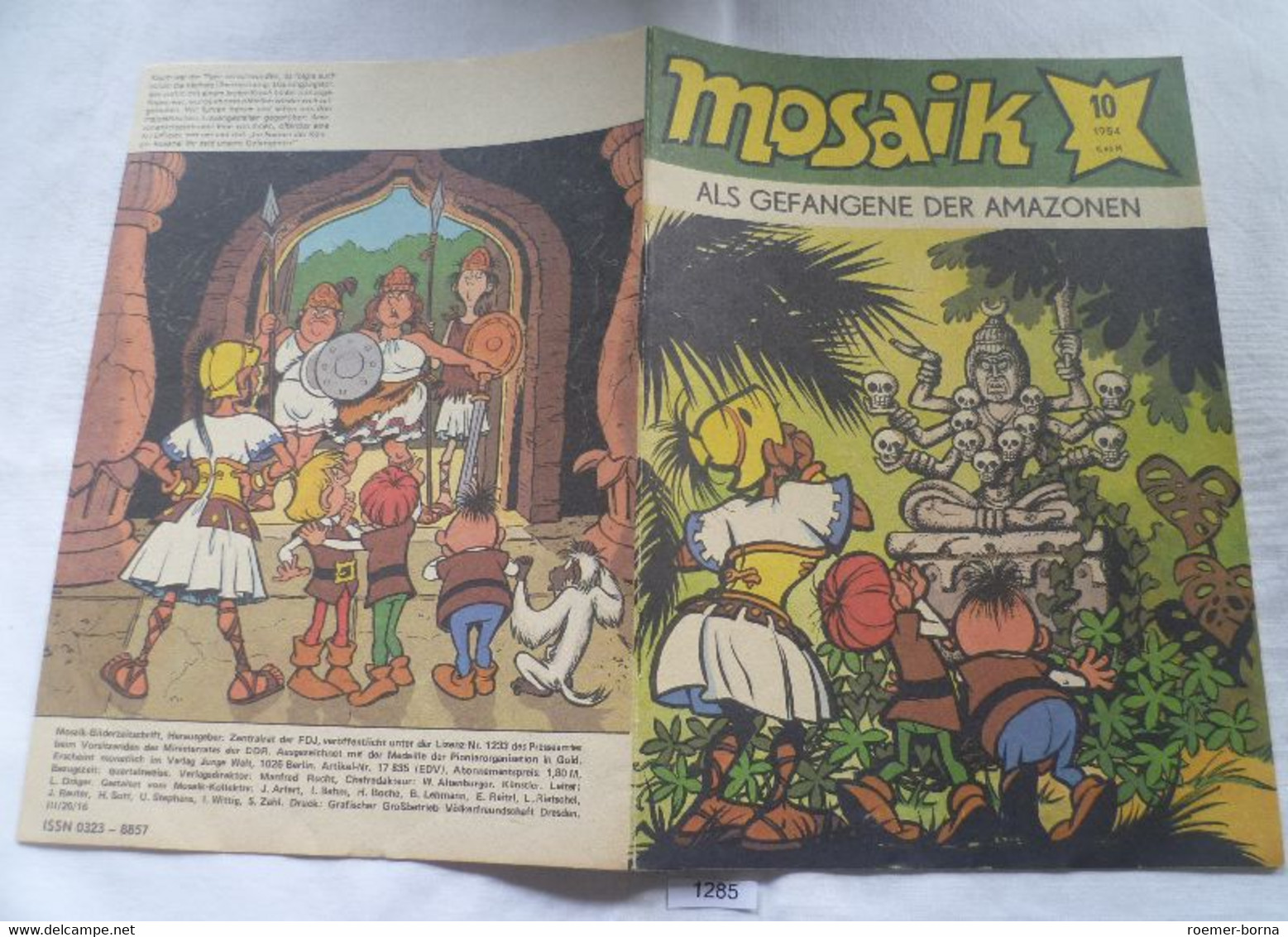 Mosaik Abrafaxe Nummer 10 Von 1984 - Abrafaxe