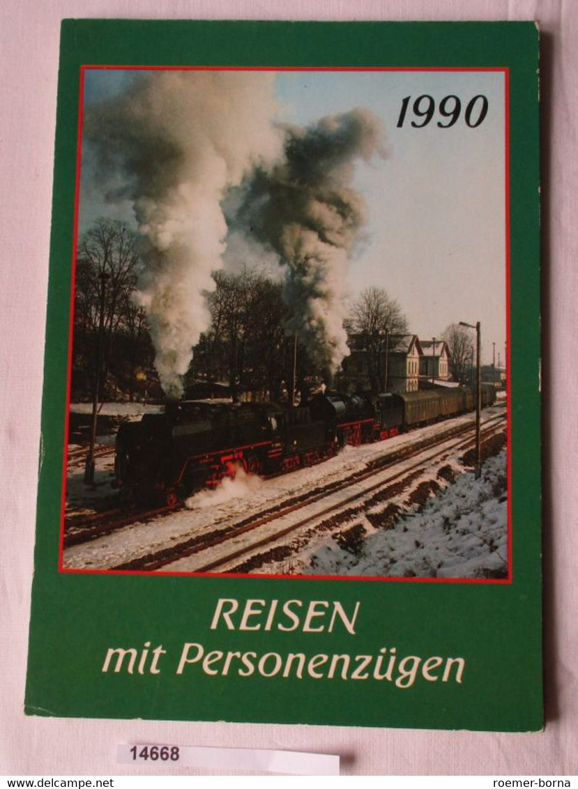 Reisen Mit Personenzügen - 1990 Kalender - Calendars