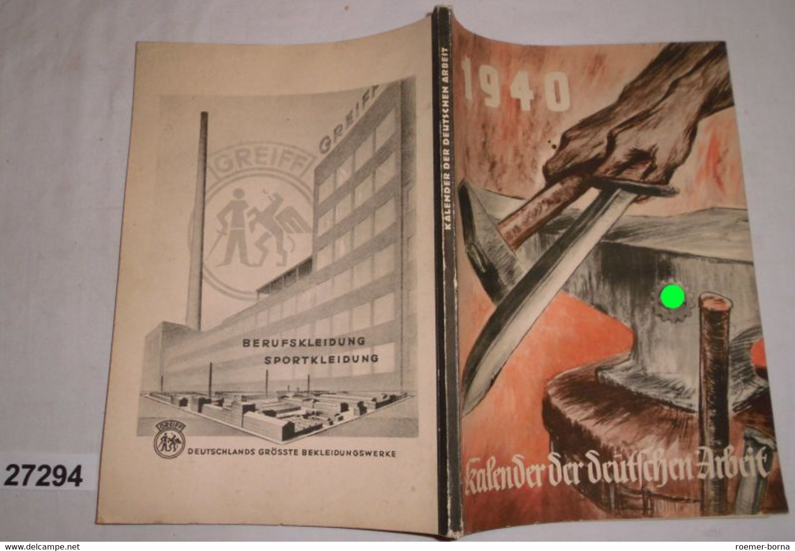 Kalender Der Deutschen Arbeit 1940 - Kalender