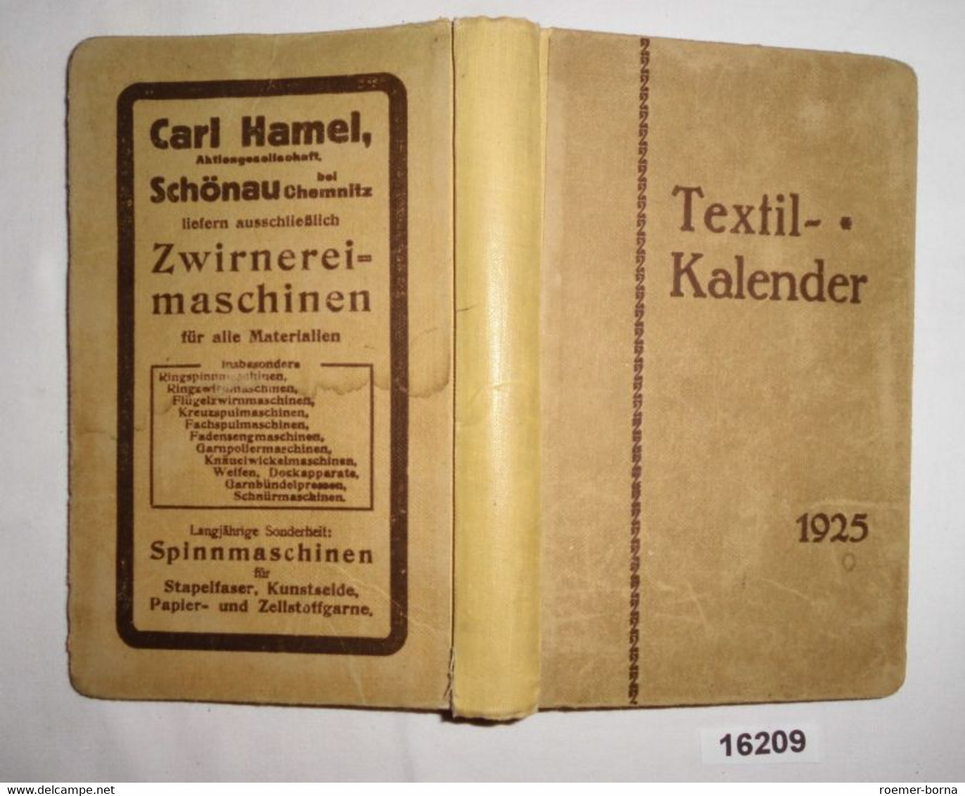 Textil-Kalender 1925 - Calendars