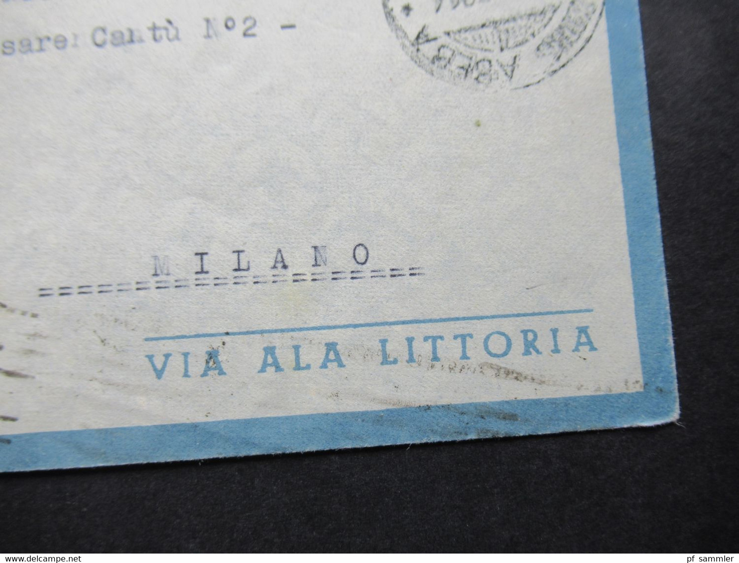 Italien Kolonie Eritrea Luftpost Posta Aerea / Air Mail Via Ala Littoria 1939 Abeba Nach Milano - Eritrea