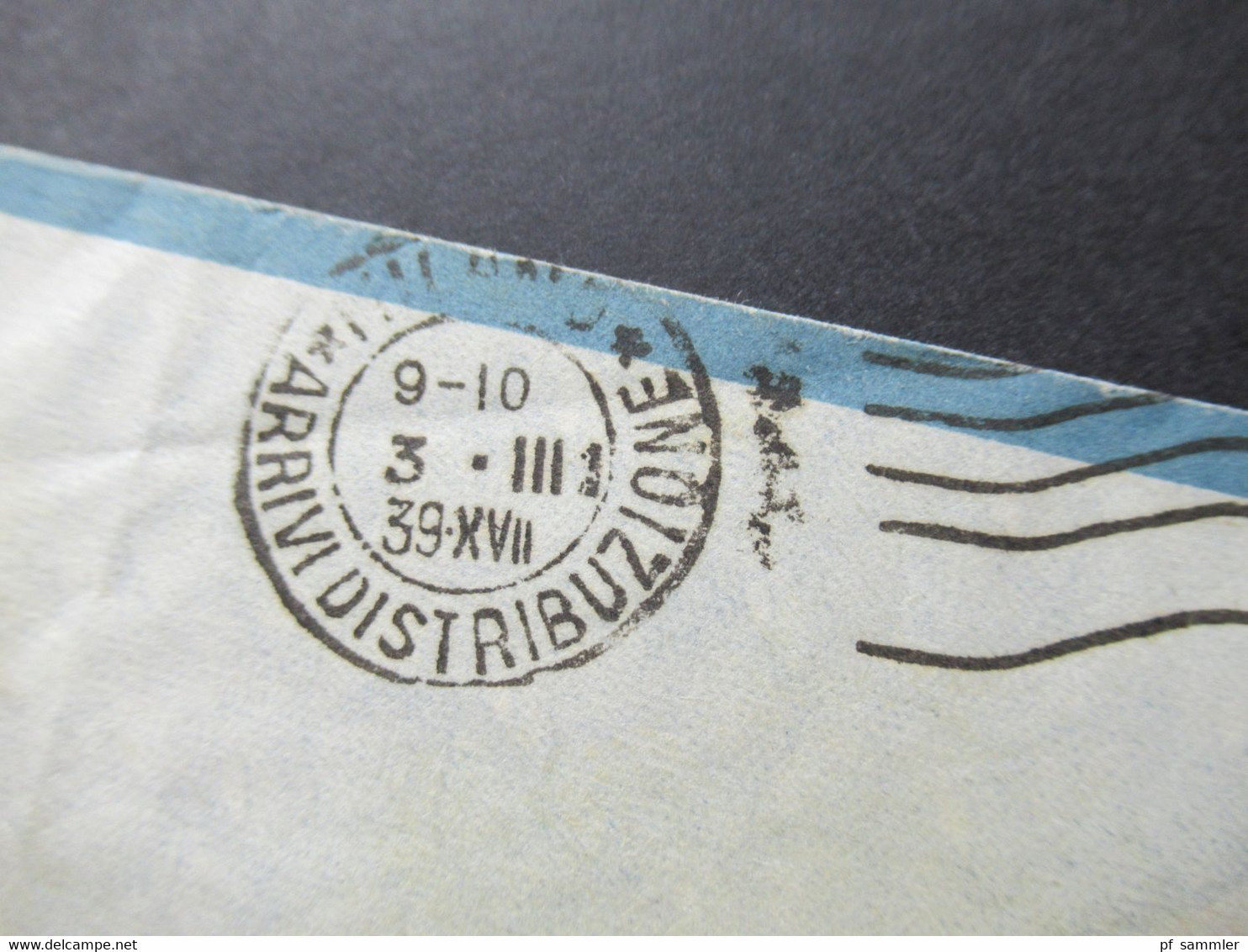 Italien Kolonie Eritrea Luftpost Posta Aerea / Air Mail Via Ala Littoria 1939 Abeba nach Milano