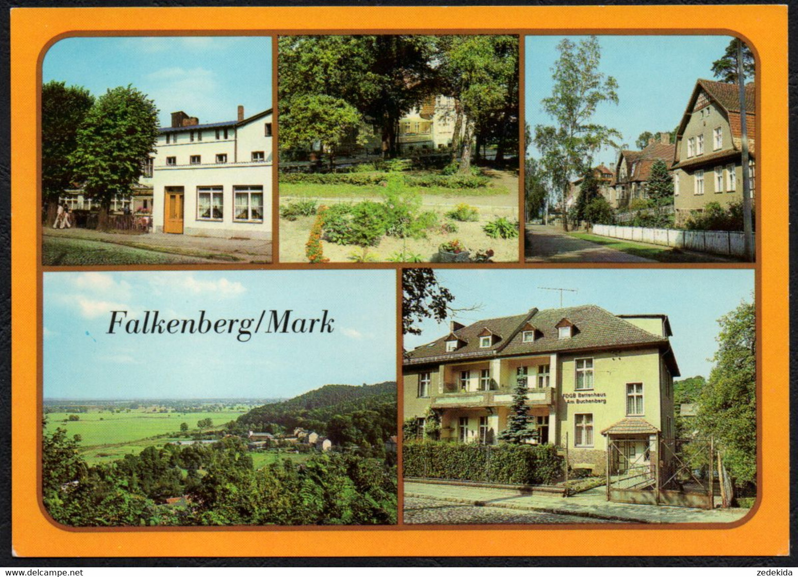 F2396 - TOP Falkenberg FDGB Heim Zum Falken Und Am Buchenweg - Bild Und Heimat Reichenbach - Falkenberg (Mark)