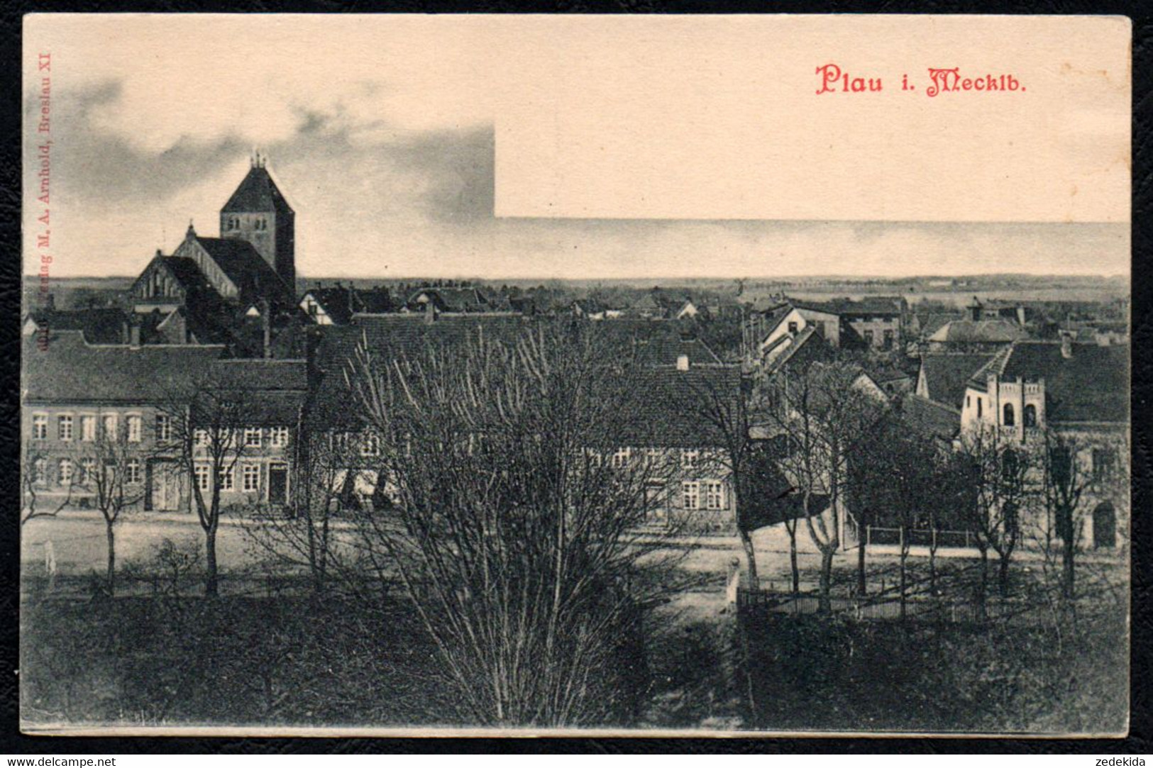 F0641 - Plau Am See - Verlag M.A. Arnhold Breslau - Plau