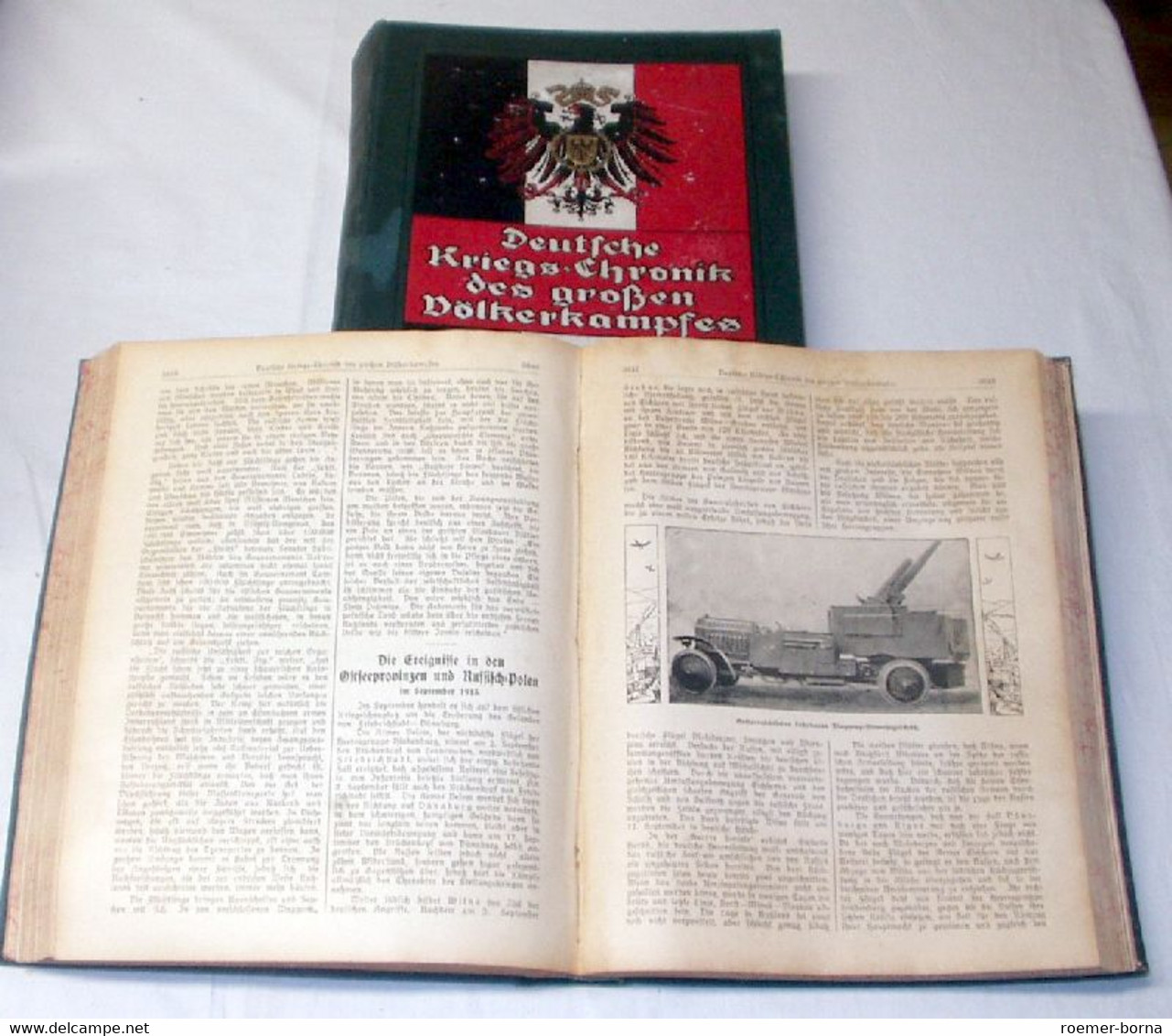 Deutsche Kriegs-Chronik Des Großen Völkerkampfes: II. Und III. Band Der Obererzgebirgischen Zeitung - Police & Militaire