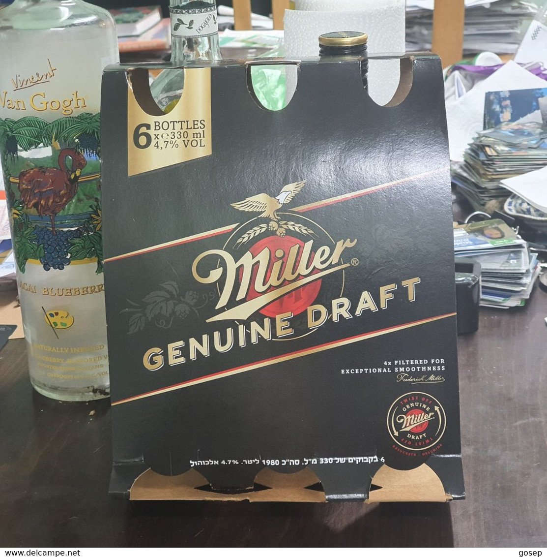 Ceska-muller-GENUINE DRAFT-(23/9/21)-(6pack Bottle)-A Set Of Bottles Of Miller Beers-this Is Box Foto-used - Sonstige & Ohne Zuordnung