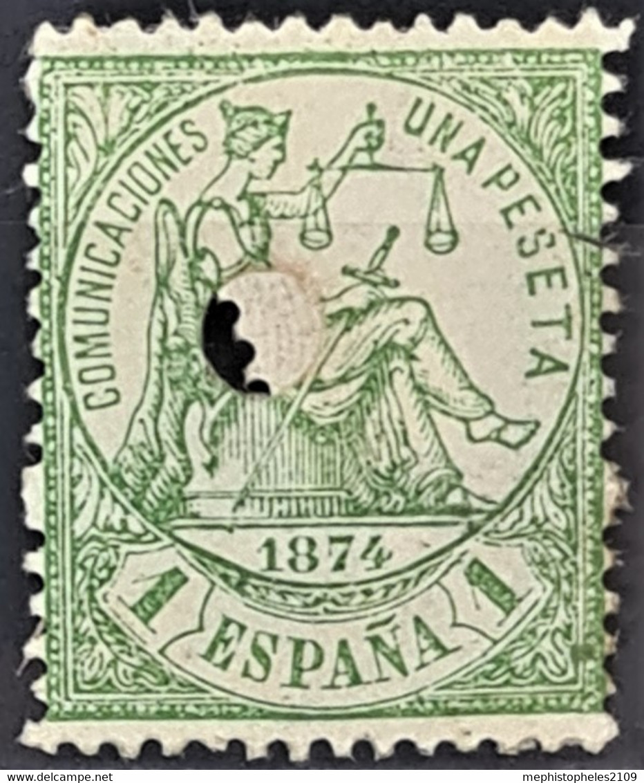 SPAIN 1874 - Canceled - Sc# 208 - 1P - Gebraucht