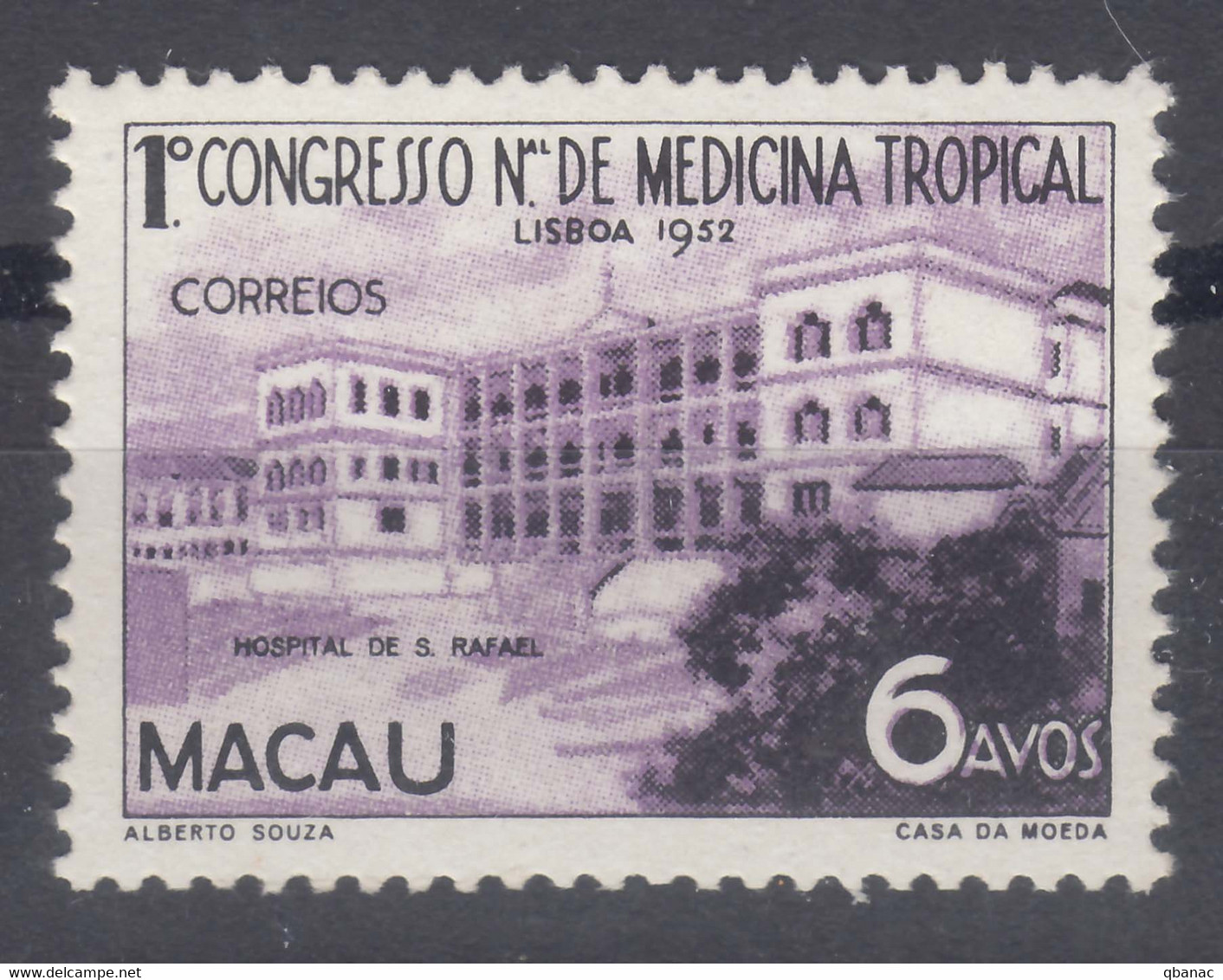 Portugal Macao Macau 1952 Mi#387 Mint Hinged - Unused Stamps