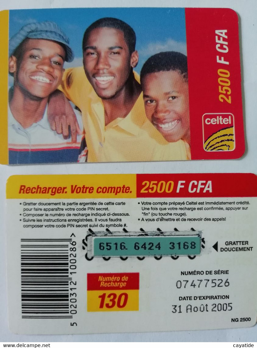 CARTE TELEPHONIQUE  BURKINA FASO - Burkina Faso