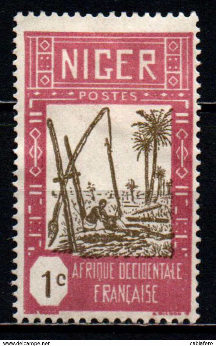 NIGER - 1926 - Drawing Water From Well - USATO MA NON TIMBRATO - Oblitérés