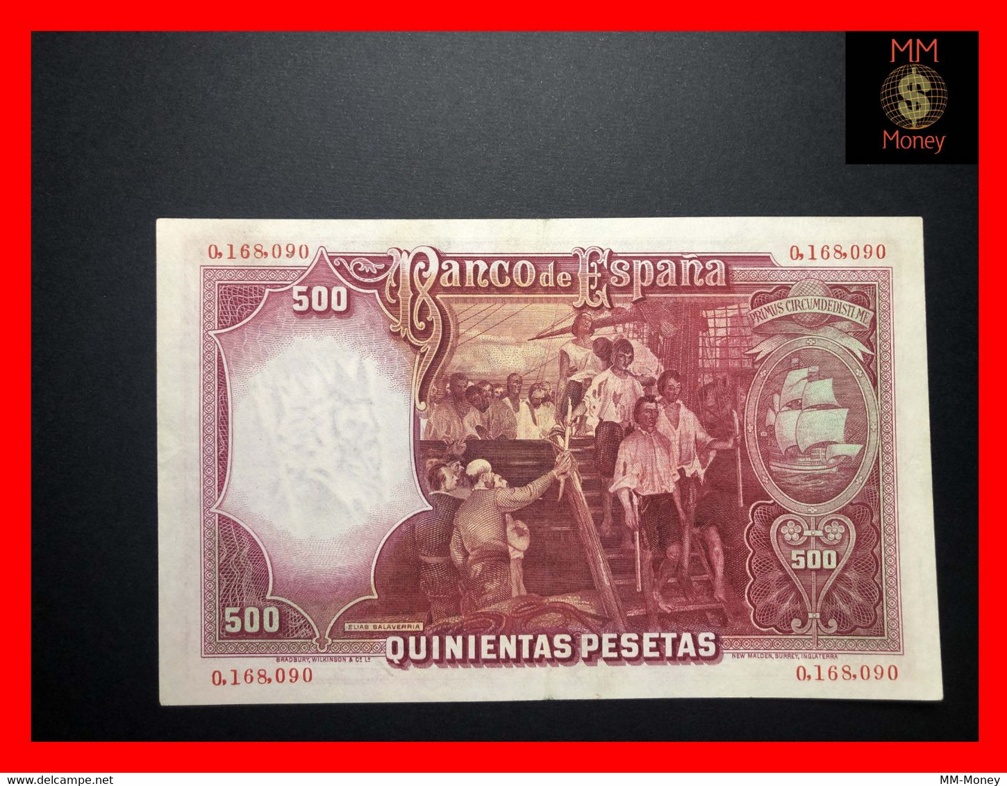 SPAIN 500 Pesetas  25.4.1931   P.  84    XF - 1873-1874: Erste Republik