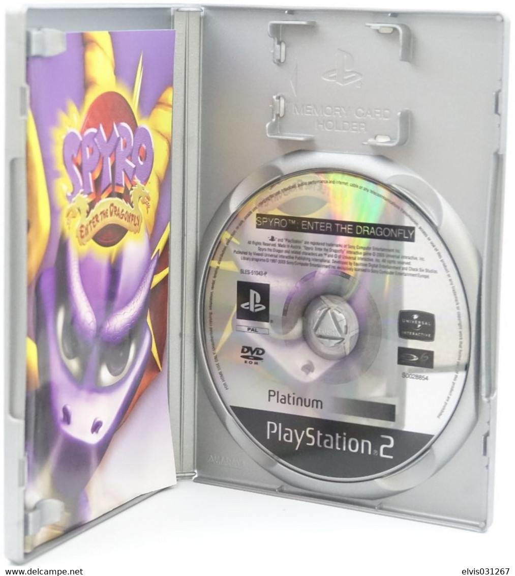 SONY PLAYSTATION TWO 2 PS2 : SPYRO ENTER THE DRAGONFLY - PLATINUM - Playstation 2
