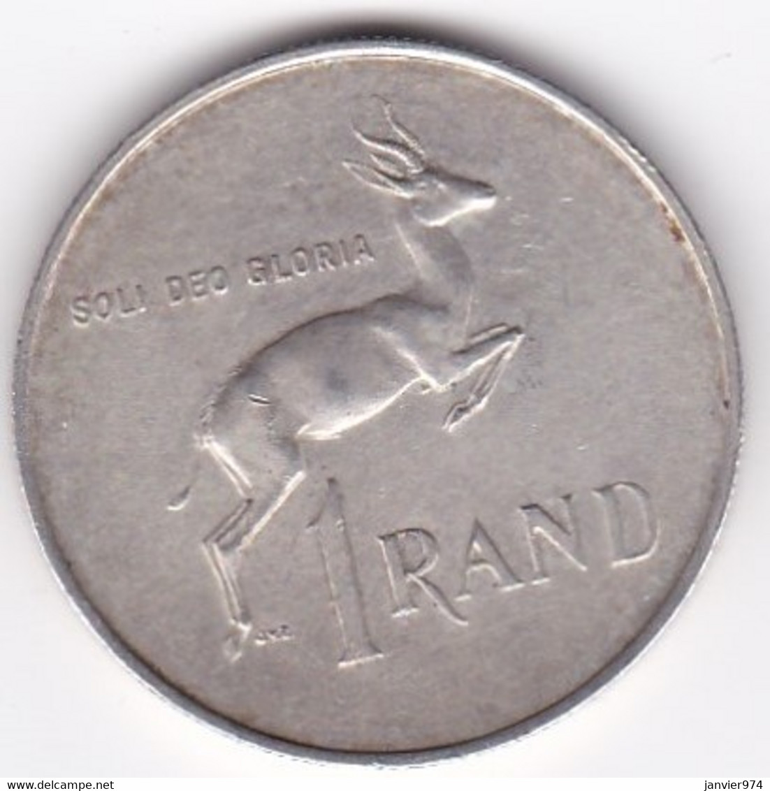 Afrique Du Sud 1 Rand 1967, Dr. Verwoerd, En Argent . KM# 72.1 - Zuid-Afrika