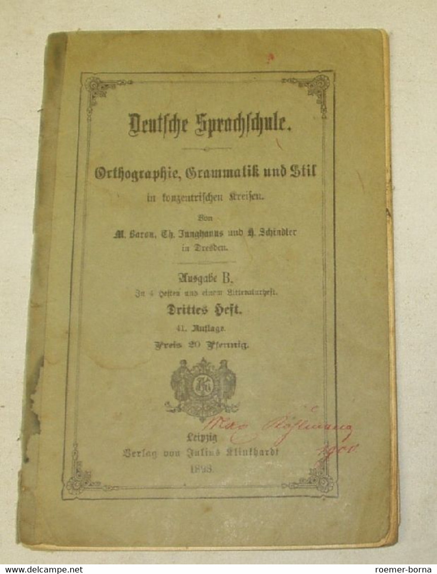 Deutsche Sprachschule - Orthographie, Grammatik Und Stil In Konzentrischen Kreisen - School Books