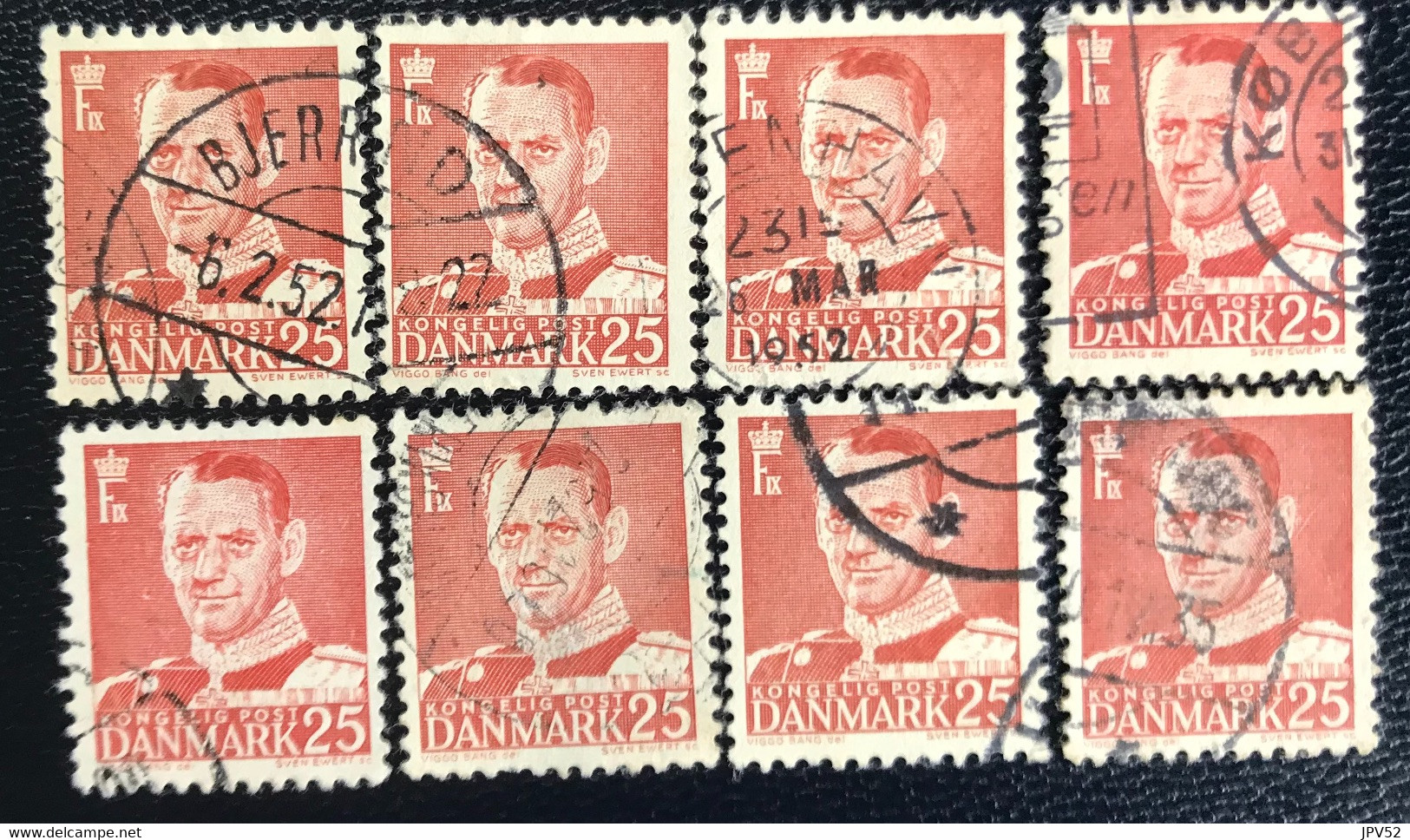 Danmark - Denmark - D2/9 - (°)used - 1950 - Michel 307 - Koning Frederik IX - Collezioni