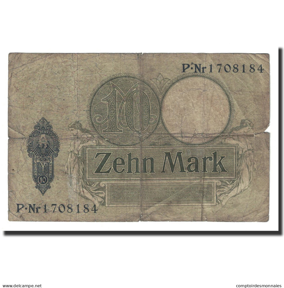Billet, Allemagne, 10 Mark, 1906, 1906-10-06, KM:9b, B - 10 Mark