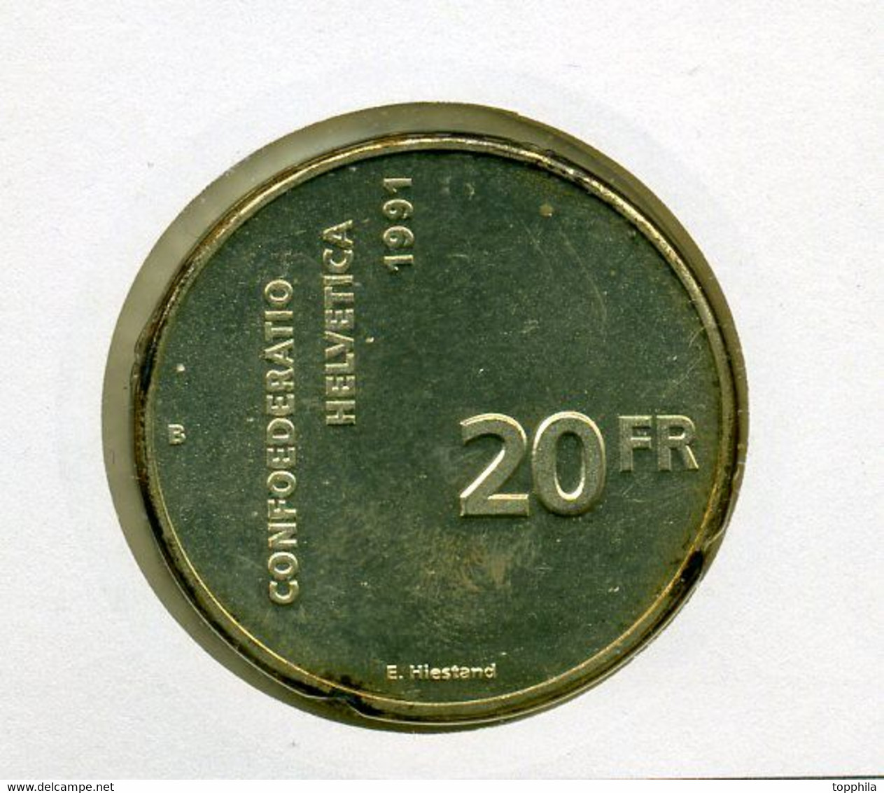 1991 Schweiz Numisbrief 700 Jahre Eidgenossenschaft Rütlischwur Mit 20 Sfr Silbermünze Confoederatio Helvetica - Commemorative