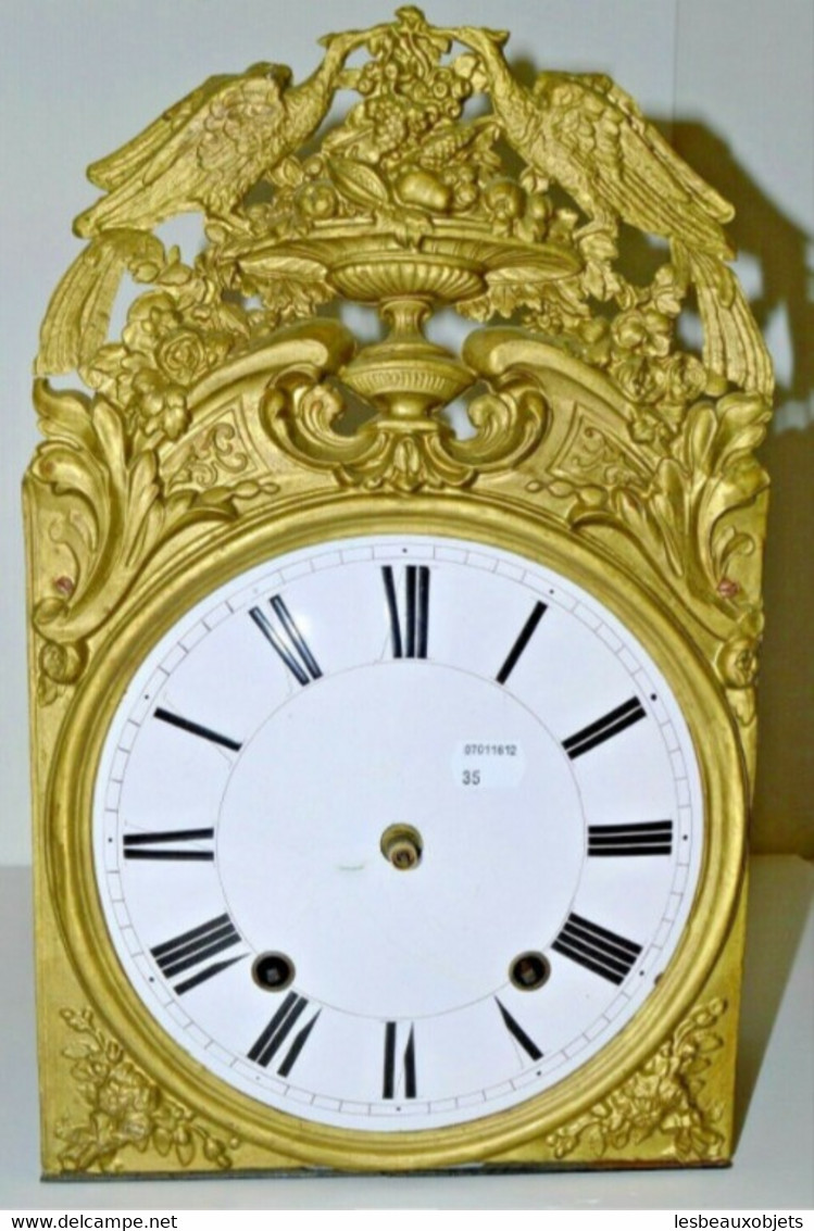 MOUVEMENT HORLOGE COMTOISE 8J XIXe Sonnerie GONG Sans Cloche Réf.07011612 - 35 COLLECTION DECO PENDULE ANCIENNE - Relojes