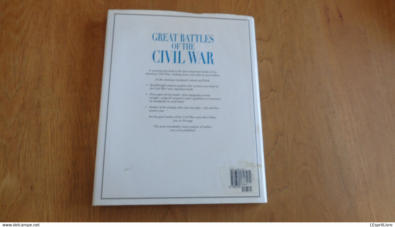 GREAT BATTLES OF THE CIVIL WAR Histoire Guerre de Sécession Etats Unis USA Amérique Bataille Lee Grant US Army Nord Sud