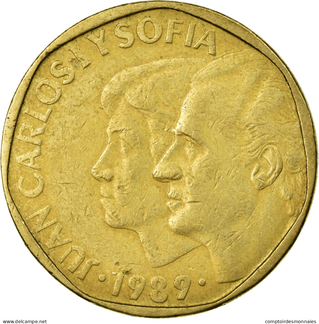 Monnaie, Espagne, Juan Carlos I, 500 Pesetas, 1989, TB+, Aluminum-Bronze, KM:831 - 500 Pesetas