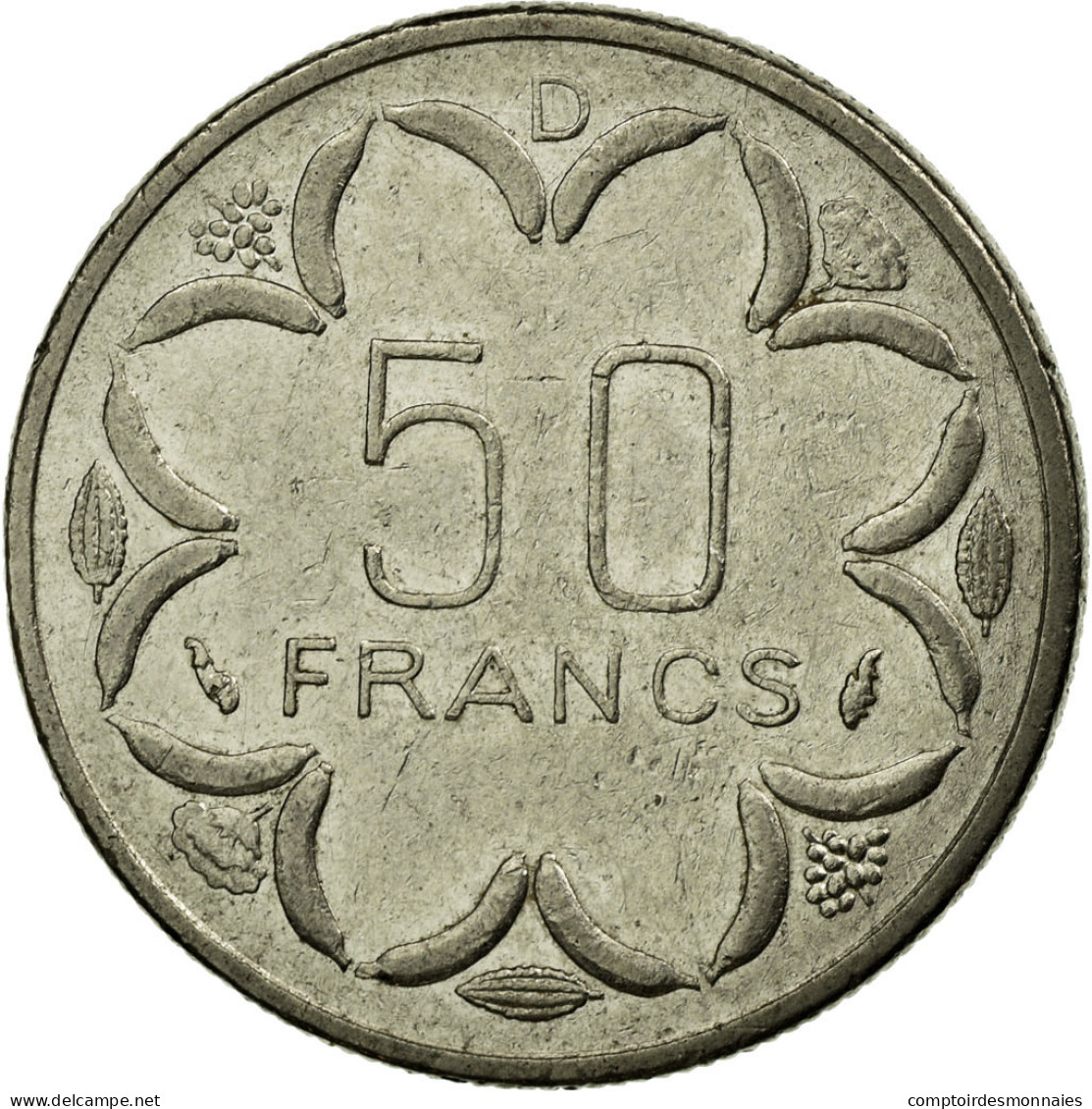 Monnaie, États De L'Afrique Centrale, 50 Francs, 1985, Paris, TTB, Nickel - Cameroon