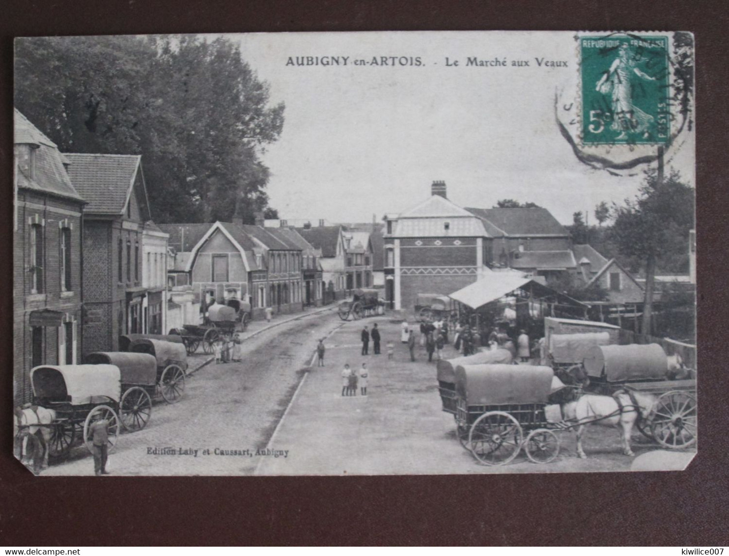 62 Aubigny  Le Marché Aux Veaux - Aubigny En Artois