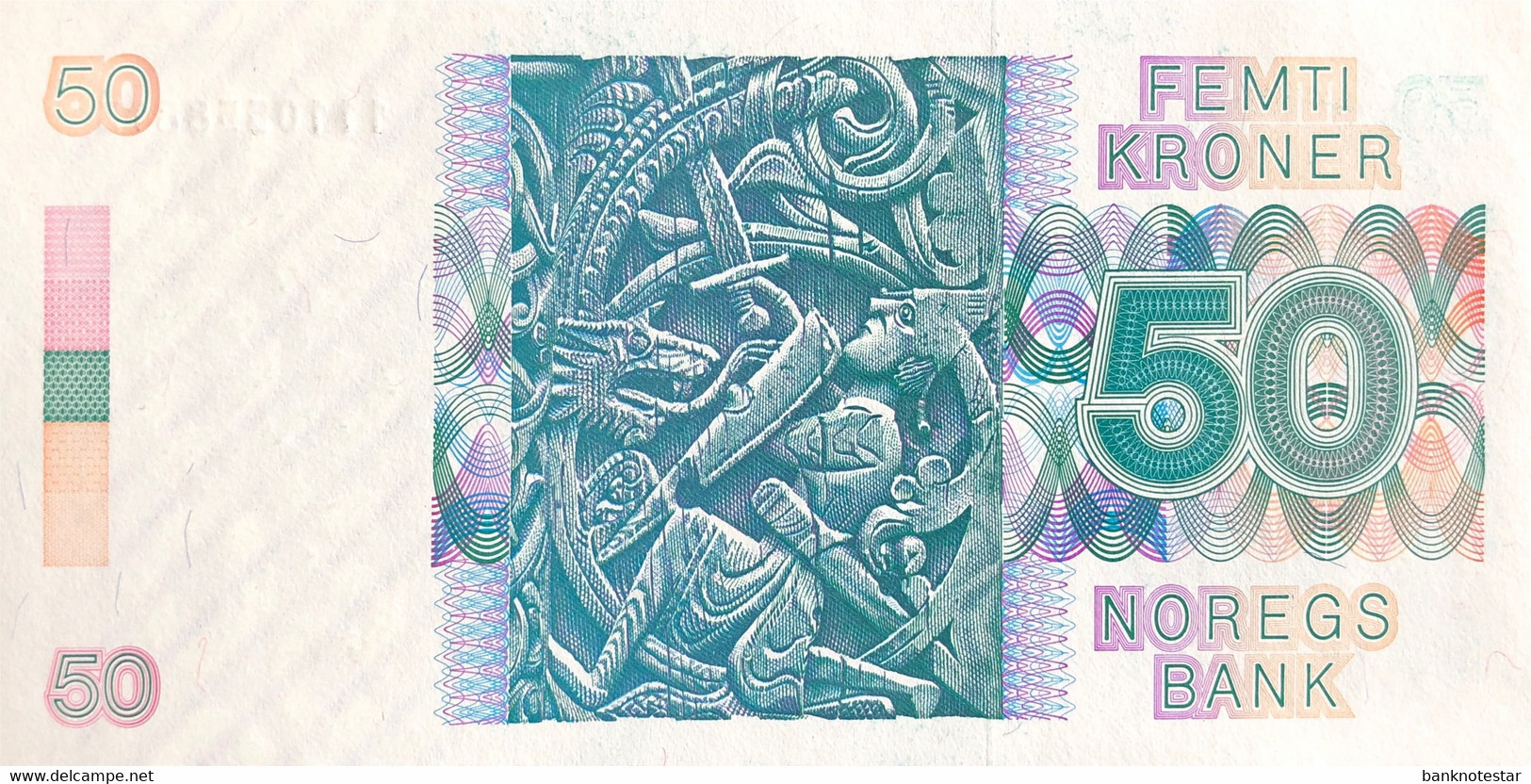 Norway 50 Kroner, P-42e (1990) - UNC - Norvège