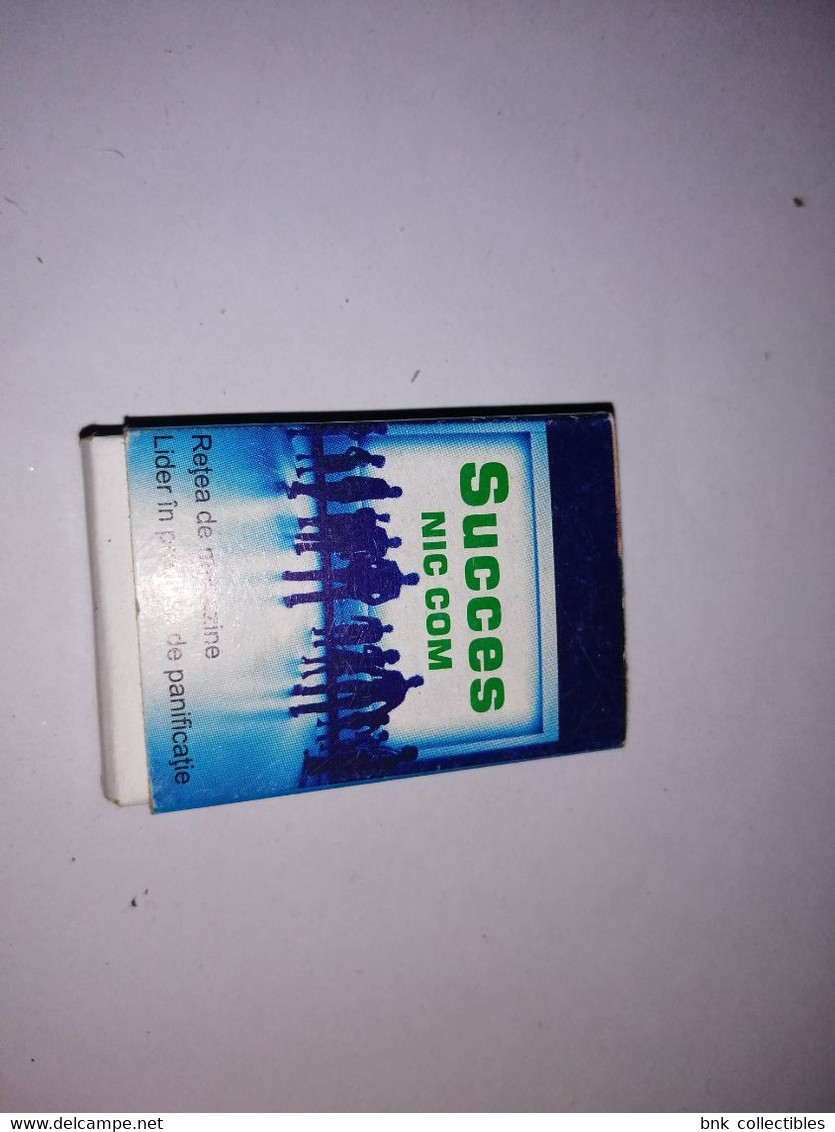 Romania Old Matchbox - Succes Nic Com  - Match Point SRL Cluj Napoca - Zündholzschachteln