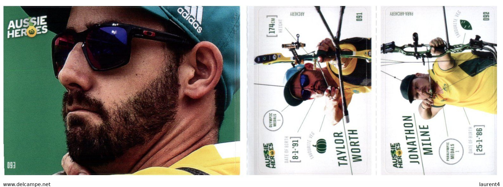 (XX 18 C) Australian Aussie Heroes - Olympic & Paralympic Games 2020 (part Of Collectable Supermarket) Archery - Tiro Con L'Arco