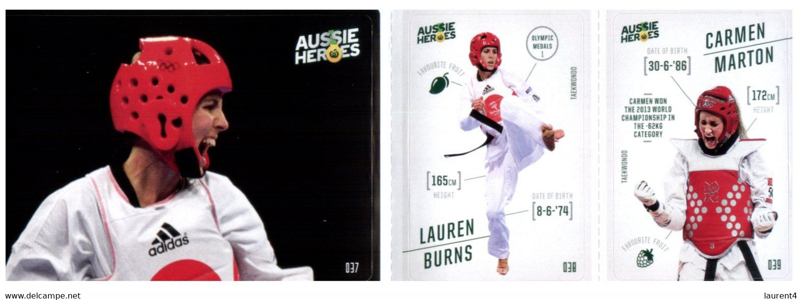 (XX 18 C) Australian Aussie Heroes - Olympic & Paralympic Games 2020 (part Of Collectable Supermarket) Taekwondo - Gevechtssport