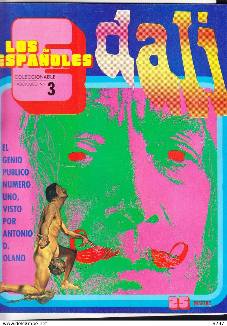 SALVADOR DALI - REVISTA 28 PÁGINAS CON MÁS DE 59 FOTOS EN COLOR - MIDE 23 X 28,50 - -  DE ANTONIO D.OLANO 1972 - [1] Hasta 1980