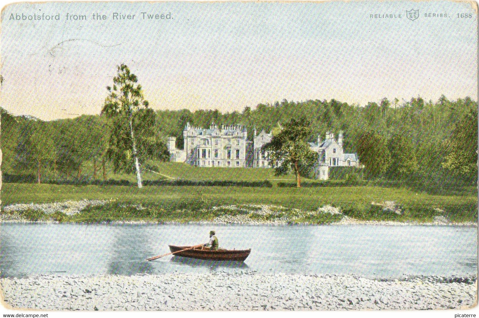 Abbotsford From The River Tweed 1906(Reliable Ser.1688)Home Of Sir Walter Scott - Roxburghshire