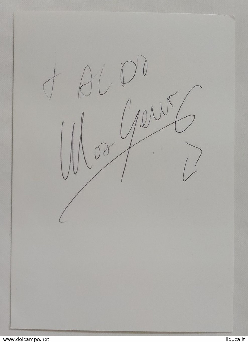 43554 193/ AUTOGRAFO Su Cartoncino - MAX GAZZE'(cantante) - Altri & Non Classificati