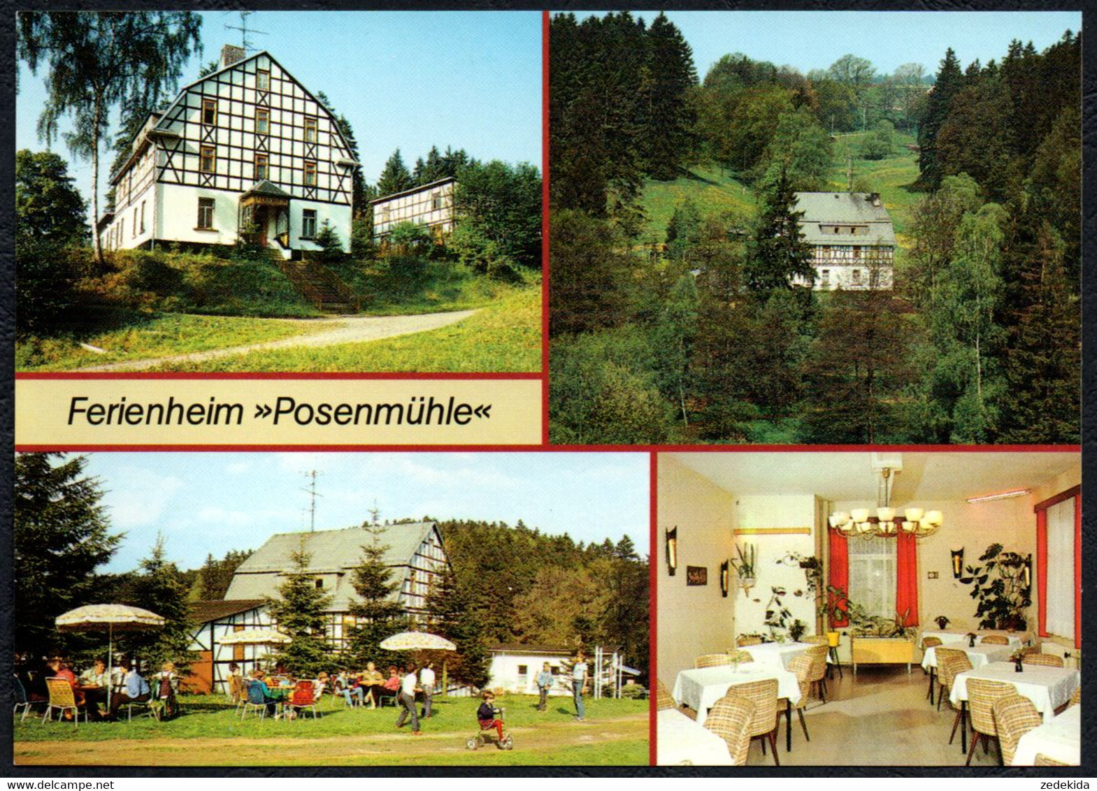 F3327 - TOP Knau OT Posen Ferienheim Deutsche Reichsbahn Posenmühle - Bild Und Heimat Reichenbach - Poessneck