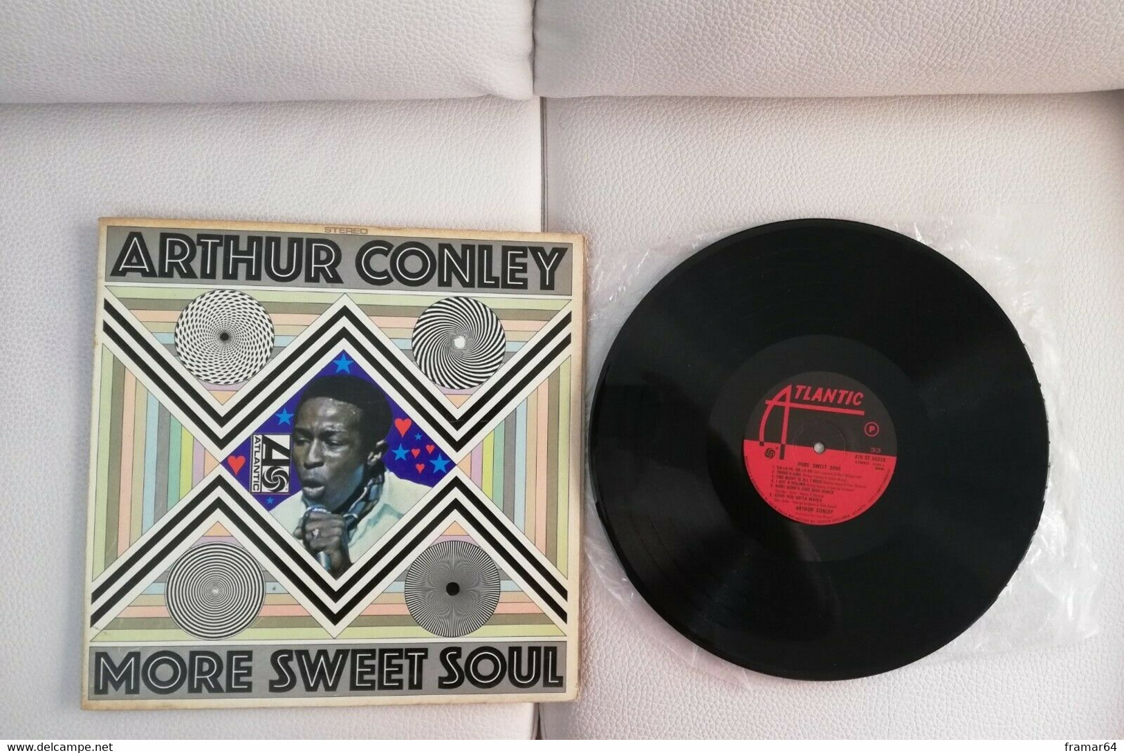 LP 33 GIRI ARTHUR CONLEY - MORE SWEET SOUL -  Atlantic ‎– ATS-ST 06028 - Soul - R&B