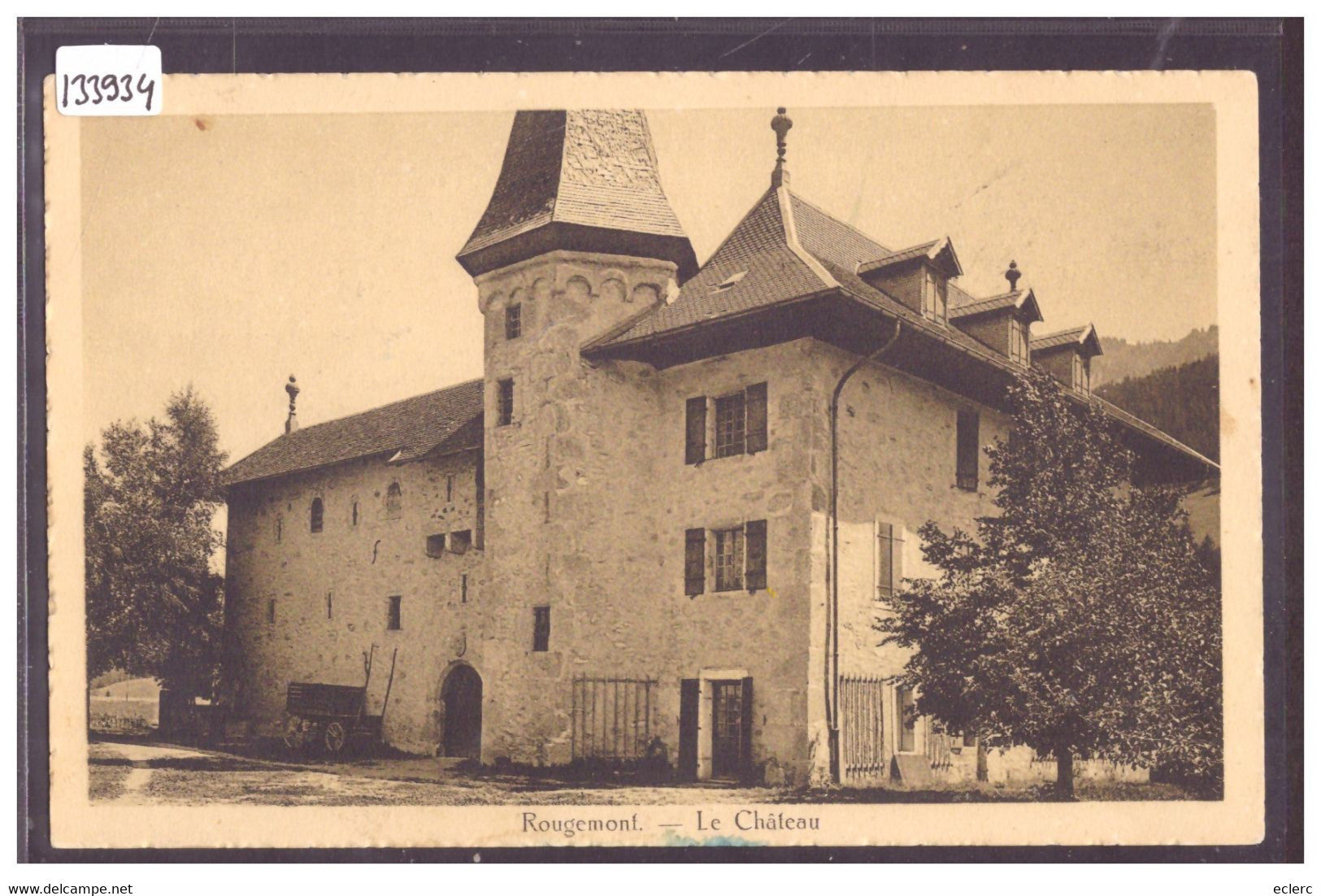 DISTRICT DU PAYS D'ENHAUT - ROUGEMONT - LE CHATEAU - TB - Rougemont