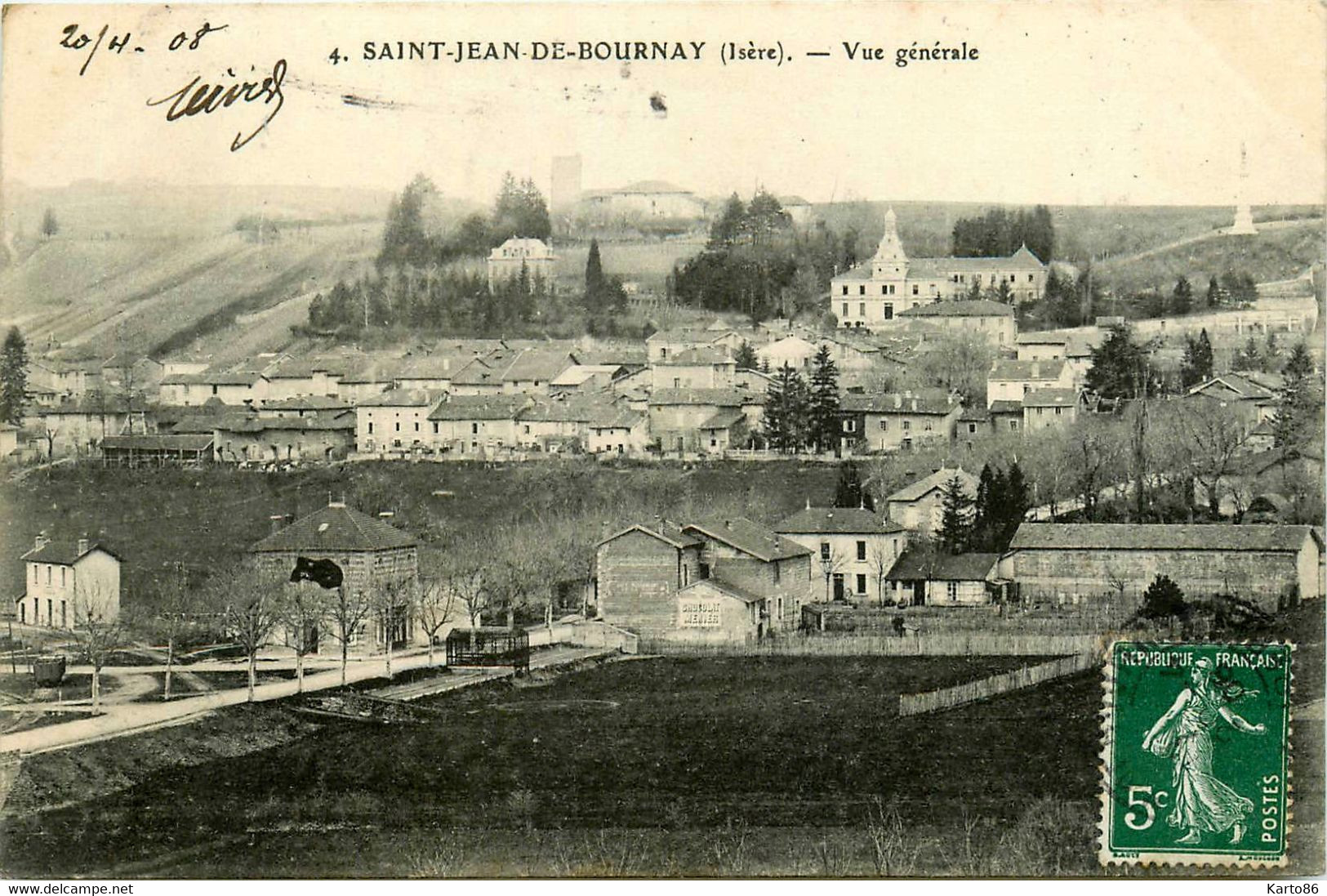 St Jean De Bournay * Vue Générale Du Village - Saint-Jean-de-Bournay