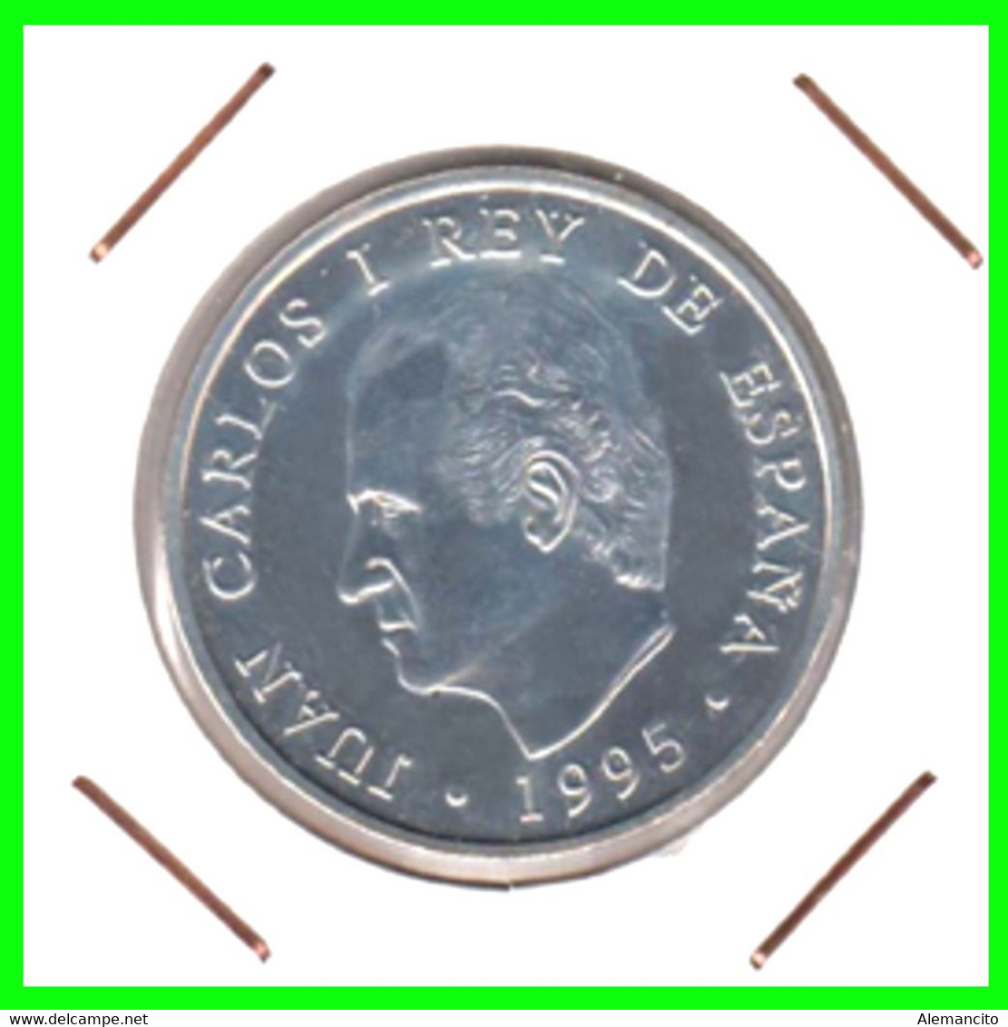 ESPAÑA MONEDA DE PLATA, 2000 PESETAS, REY JUAN CARLOS I AÑO 1995 S/C - 2 000 Pesetas