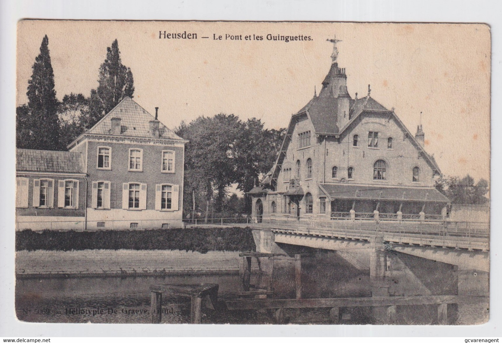 HEUSDEN  LE PONT ET LES GUINGEUTTES    MOOIE STAAT - Destelbergen