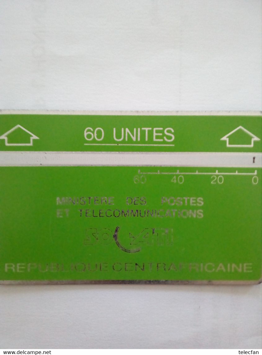 CENTRAFRICAINE SOCATI 60U UT VERTE N° 901C..........TBE VERY GOOD CONDITION - Central African Republic