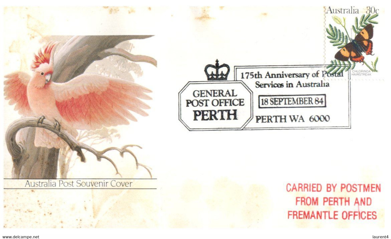 (YY 9 A) Australia FDC Cover - 1983 - Commemorative Postmarks (2 Cover) Milirary & Post Office - Altri & Non Classificati