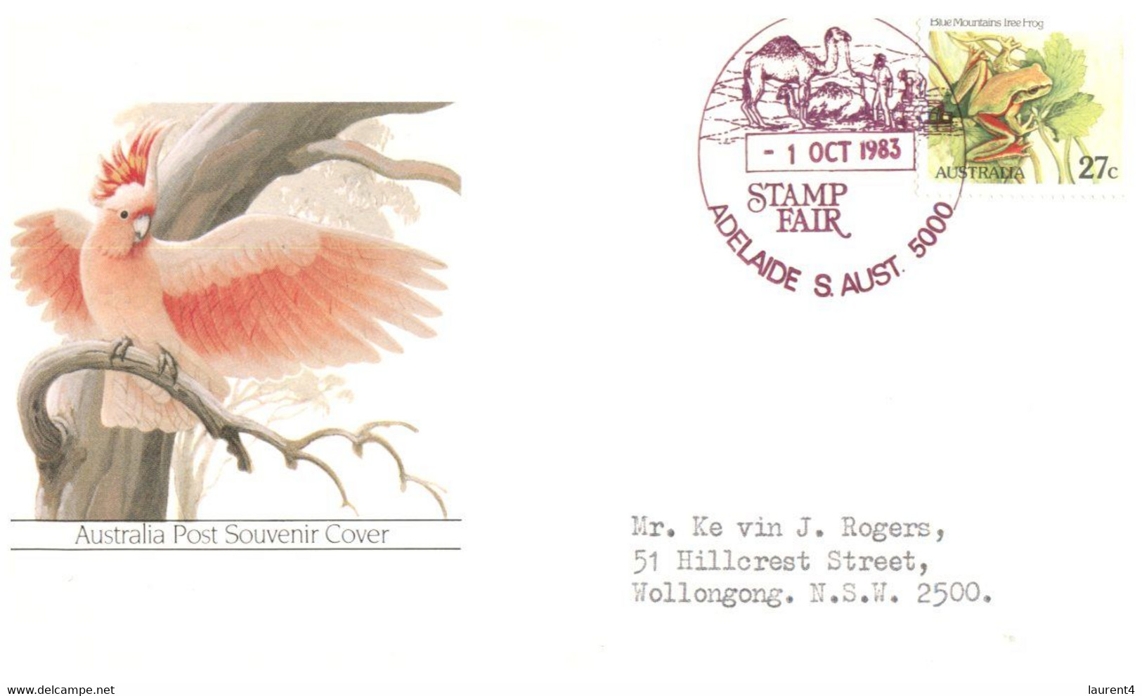 (YY 9 A) Australia FDC Cover - 1983 - Commemorative Postmarks (2 Cover) Yeppoon & Adelaide - Sonstige & Ohne Zuordnung