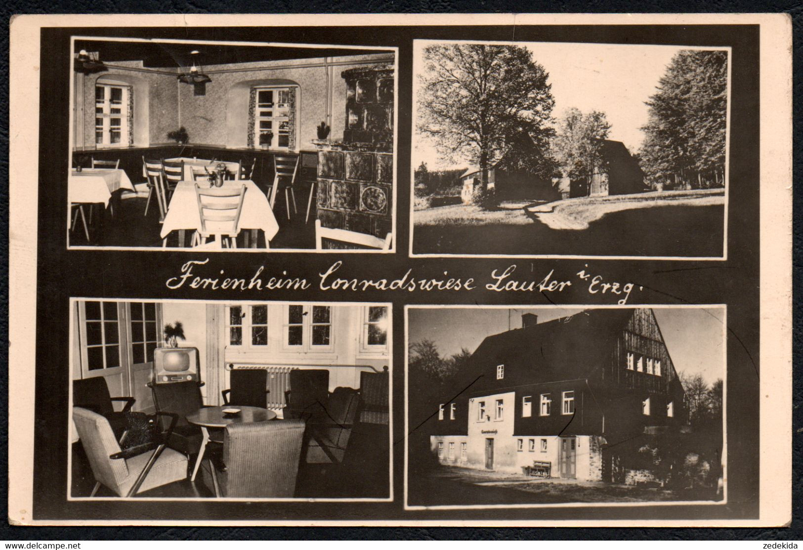 F3191 - Lauter Bernsbach Ferienheim Conradwiese - Foto Grunewald - Bernsbach