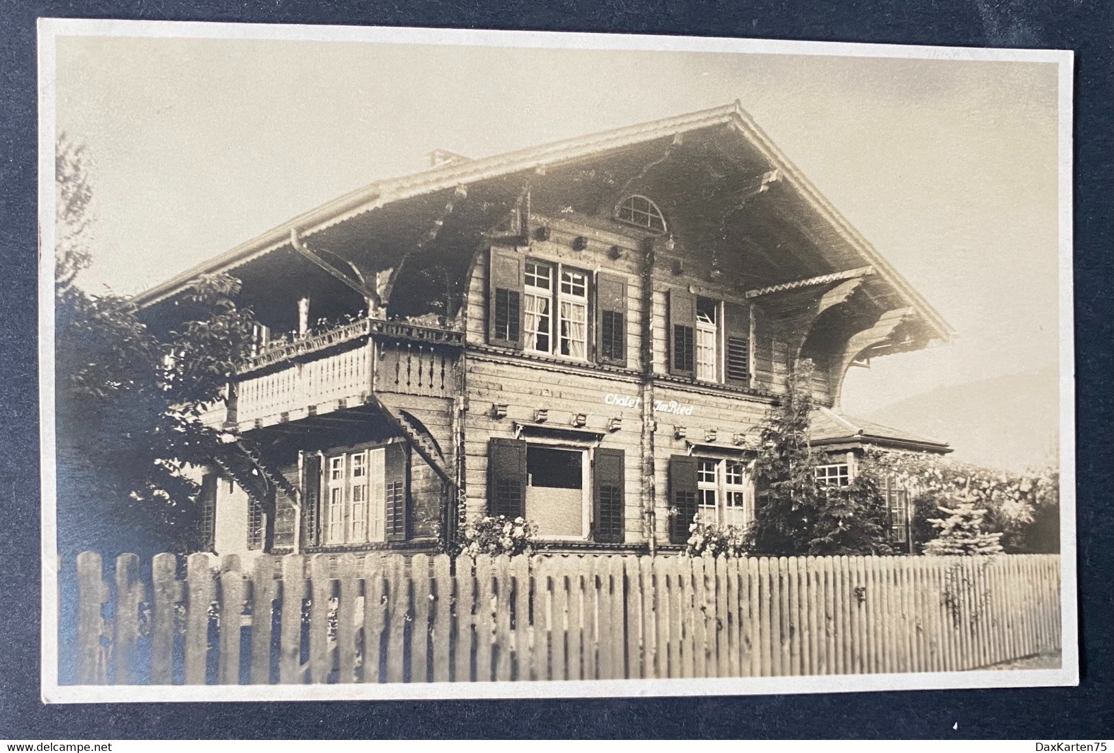 Chalet Im Ried (Wilderswil?) Fotokarte - Wilderswil