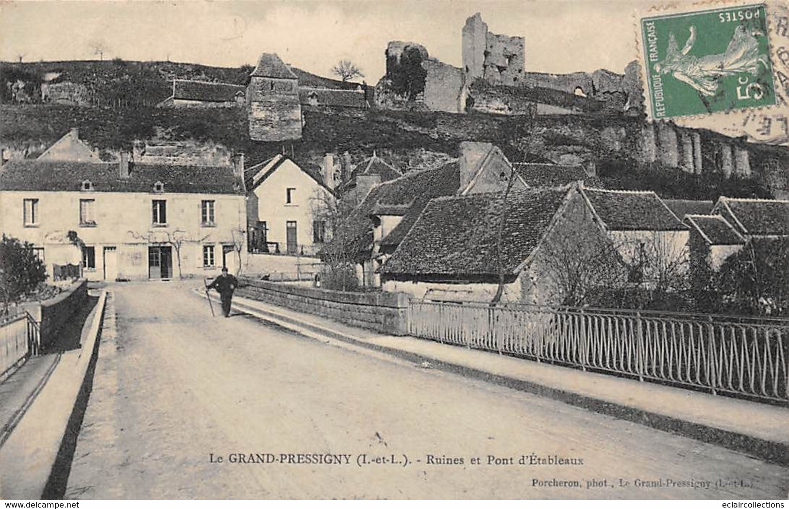 Le Grand-Pressigny         37        Ruines Et Pont D'Etableaux    (voir Scan) - Le Grand-Pressigny