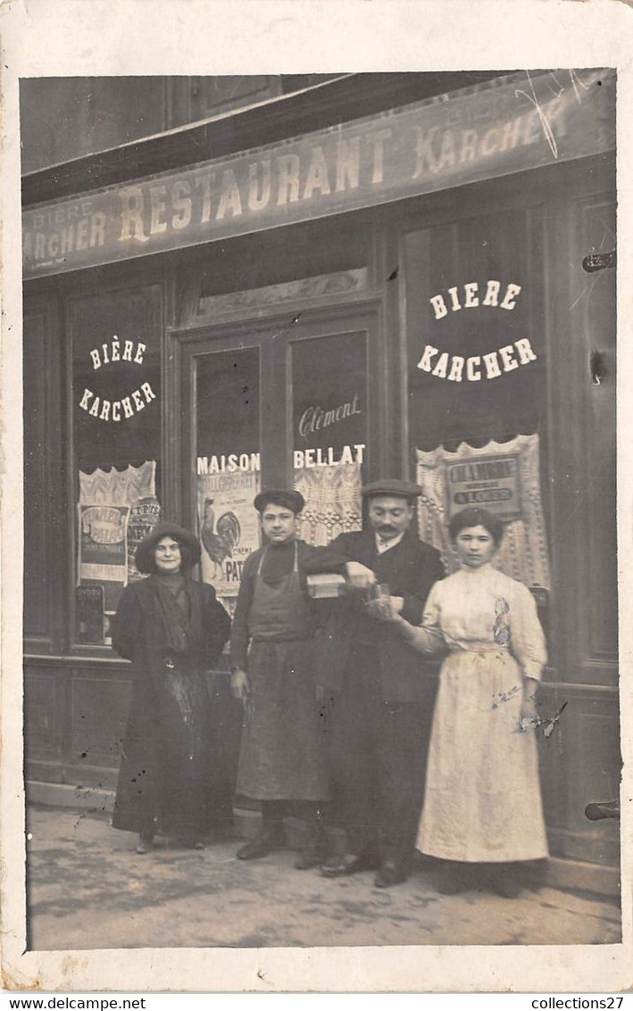 RESTAURANT-CARTE-PHOTO A SITUER MAISON BELLAT - Restaurants